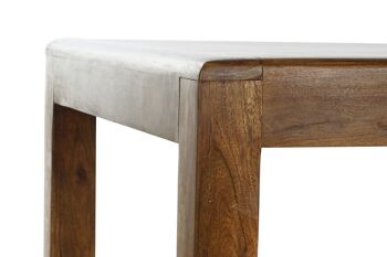 TABLE DE REPAS ACACIA 160X90X76 MARRON NATUREL MB178508 3