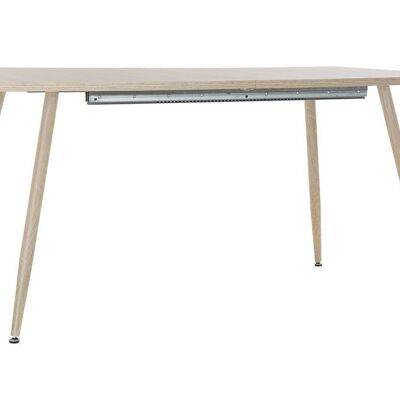 DINING TABLE MDF METAL 160X90X76 EXTENDABLE MB180864