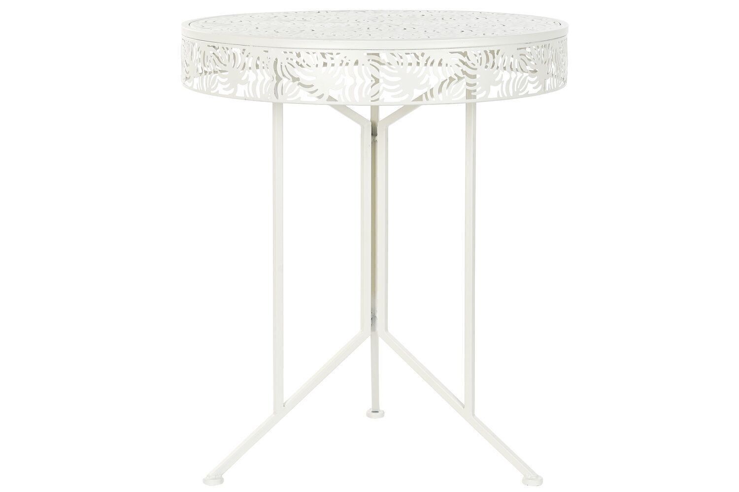 TAVOLO IN METALLO 60X60X70 LAMIERA BIANCA MB180871