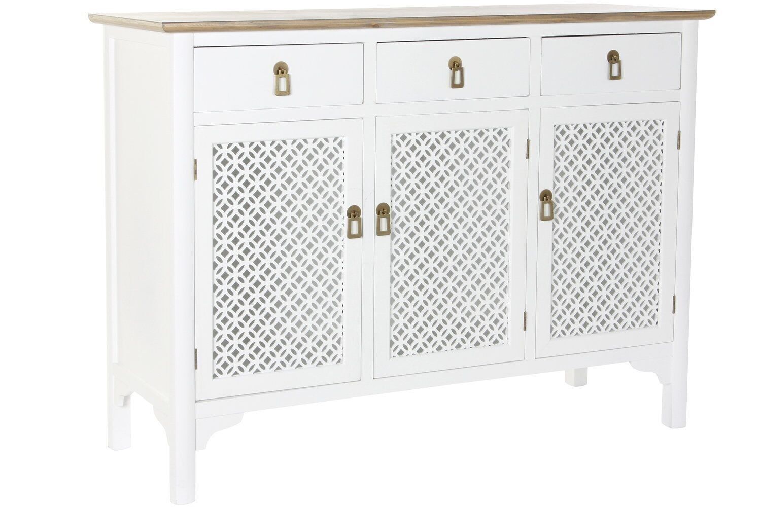 BUFFET IN ABETE 120X45X90 BIANCO MB181205