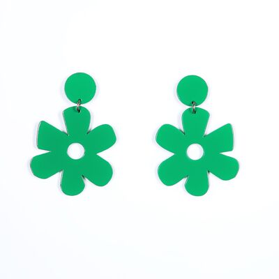 Capucine XL GREEN Jade earrings