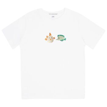Baiser de poisson-globe | t-shirt pour enfants 1