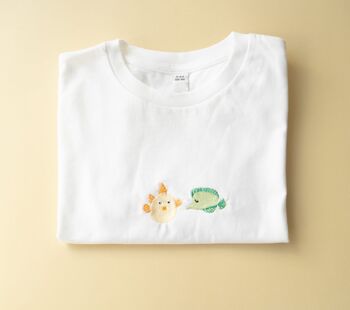 Baiser de poisson-globe | t-shirt pour enfants 3