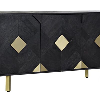 BUFFET MANGO 145X42X77 NEGRO MB182708