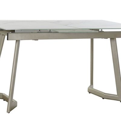 TAVOLO PRANZO VETRO 140X80X76 180 ALLUNGABILE MB182769