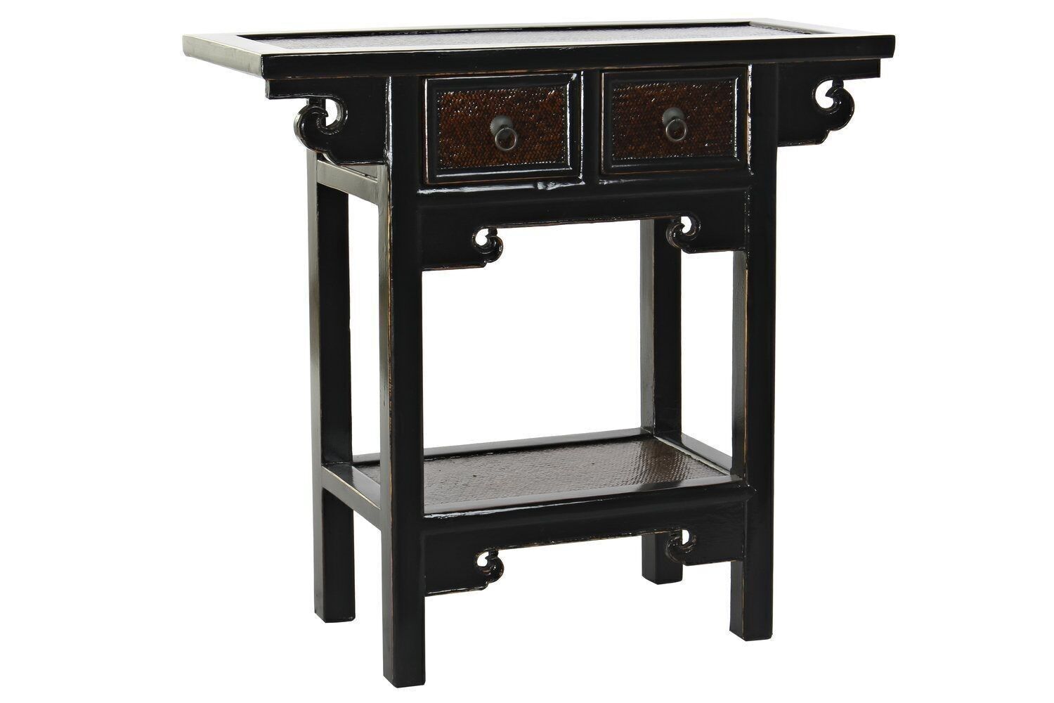 CONSOLLE OLM 85X35X80 2 CASSETTI NERA MB181882