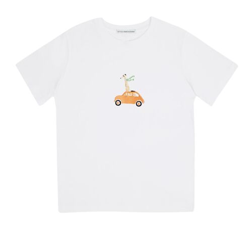 Cruising giraffe | kids t-shirt