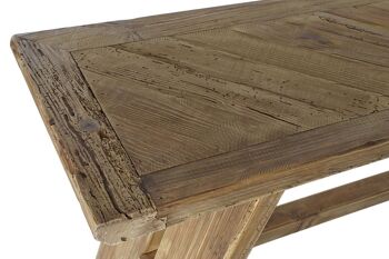 CONSOLE BOIS RECYCLE 160X45X76 NATUREL MB182193 2