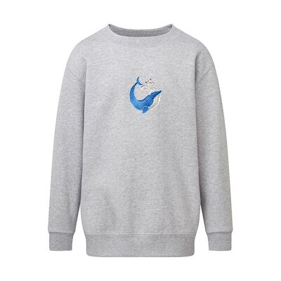 Balena giocosa| maglione per bambini