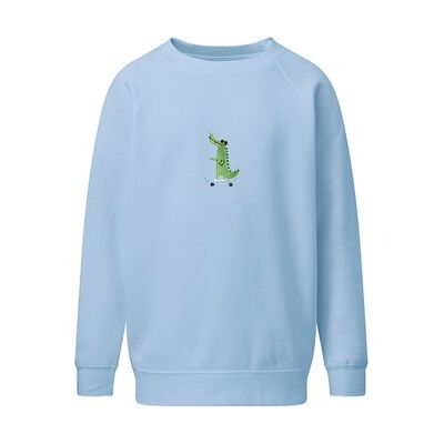 Skateboard Alligator| Kinder Pullover