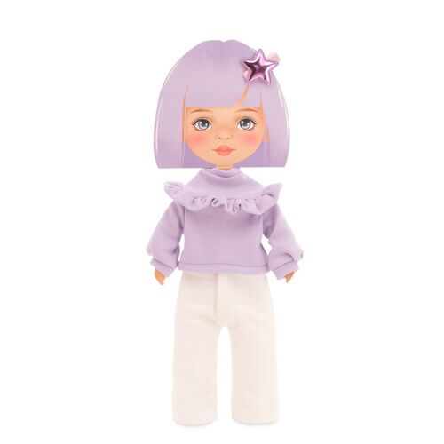 Plush toy, Clothing set: Purple Sweater