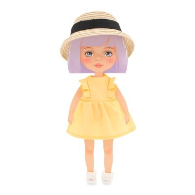 Plush toy, Clothing set: Yellow Dress