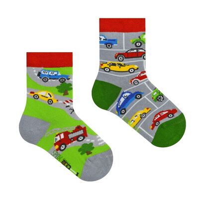 Calcetines para niños - Coches de juguete