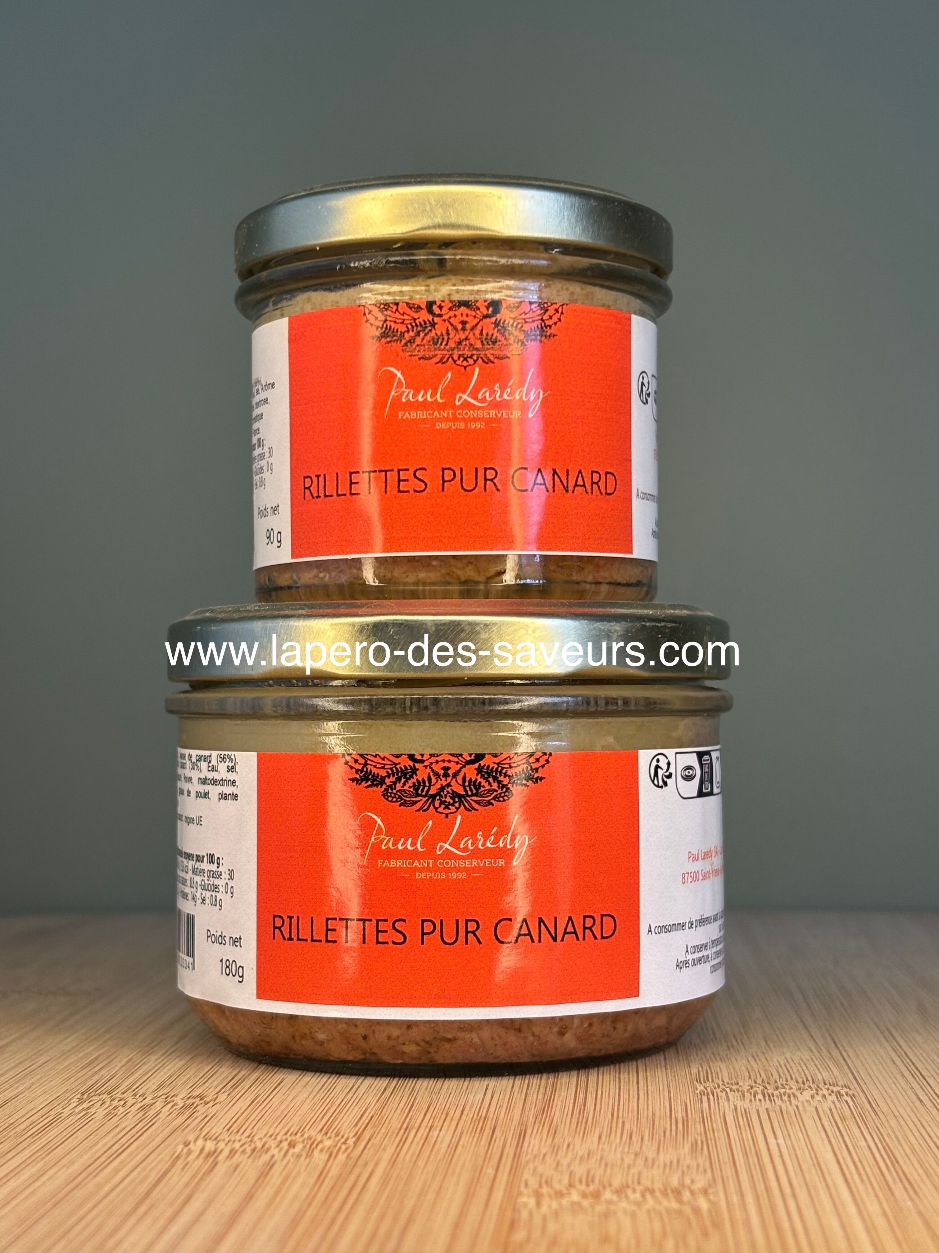 Rillettes di anatra pura 90g o 180g