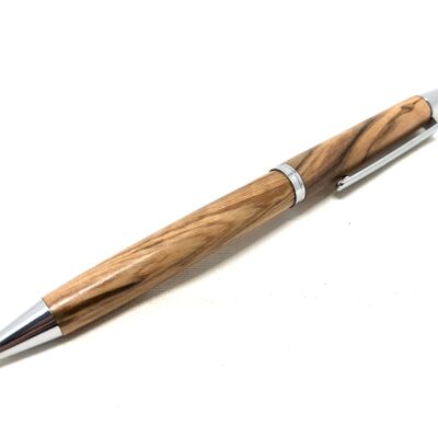 HENRI ballpoint pen with engraved slogan to choose from Olive wood