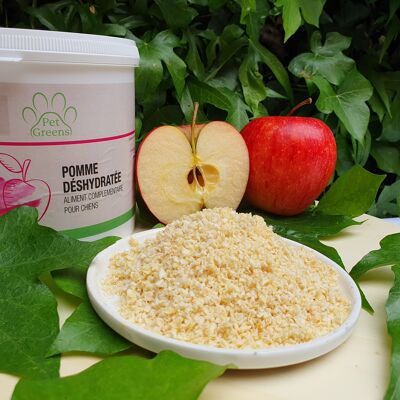 Complemento Alimenticio Natural para Perros Copos de Manzana Deshidratados