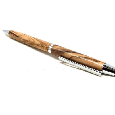 Ballpoint pen HENRI made of olive wood individually engraved