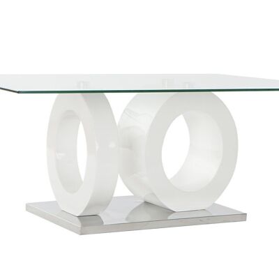 MESA CENTRO CRISTAL MDF 110X60X45 BLANCO MB182797