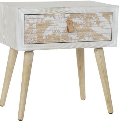 BAMBOO WOOD NIGHT TABLE 48X35X51 PALM TREES MB183175