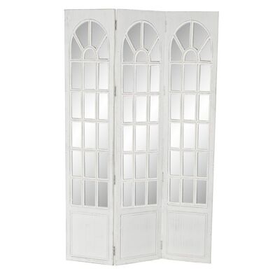 ECRAN MANGO MIROIR 112X2X183 VITRE BLANC MB185012