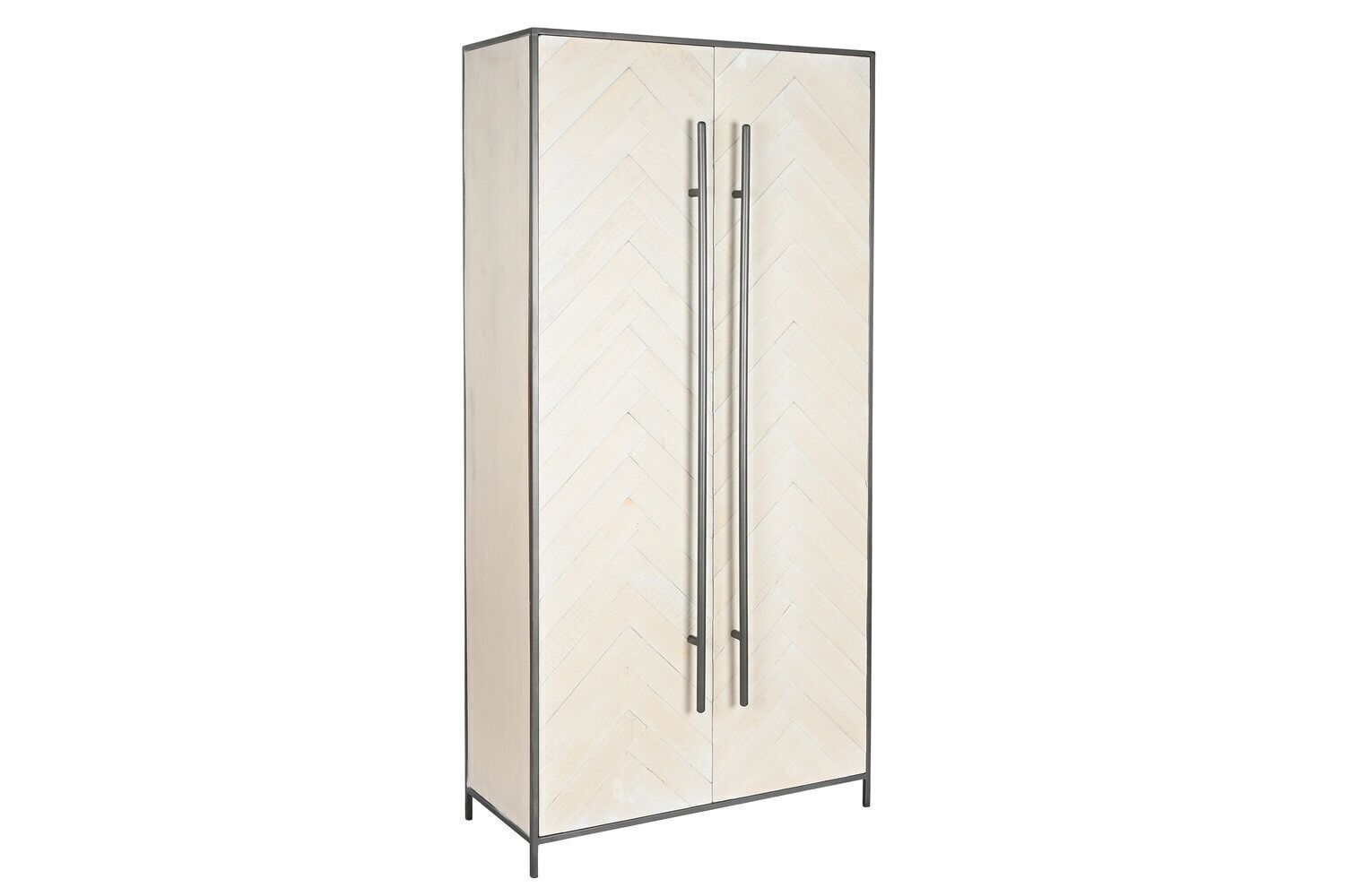 ARMADIO IN METALLO ABETE 92X45X195 NATURALE MB187245