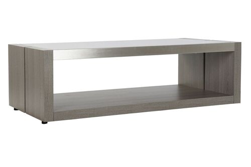 MESA CENTRO ROBLE ALUMINIO 120X60X37,5 CRISTAL MB189170