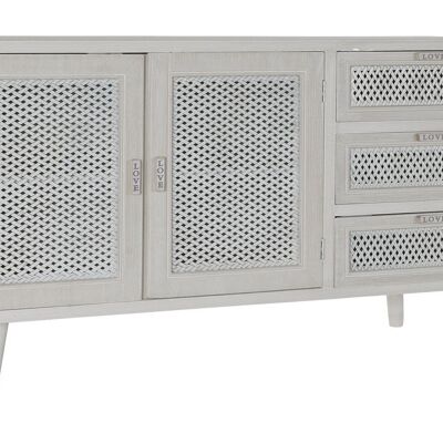 BUFFET MADERA MDF 110X41X64 BLANCO MB189192