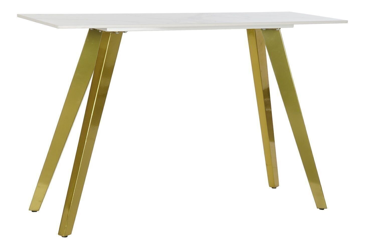 CONSOLLE METALLO CERAMICA 120X40X76 DORATA MB190026