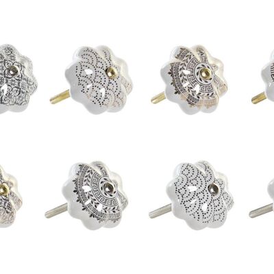 KNOB STONEWARE METAL 5X5X4 NEOCLASSIC 8 ASSORTED. MB190790