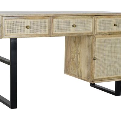 BUREAU MANGO RATAN 130X50X76 NATUREL MB190823