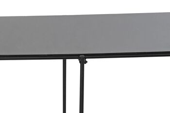 ÉTAGÈRE MURALE MÉTAL 50X16X60 NOIR MB191344 3