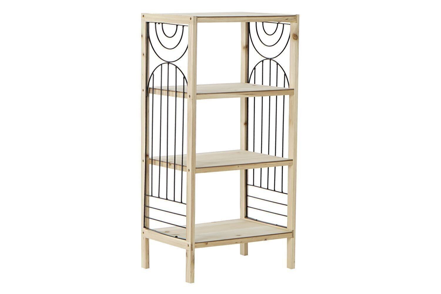 MENSOLA METALLO LEGNO 40X28X80 NATURALE MB191366