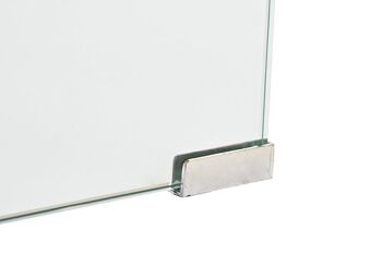 CONSOLE VERRE TREMPÉ 110X35X75 TRANSPARENT MB191421 4