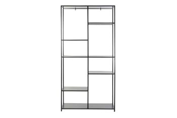 ETAGERE METAL 90X33X180 NOIR MB191377 5