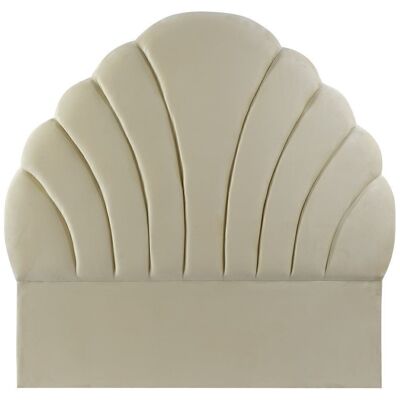 POLYESTER BED HEADBOARD MDF 157X8X160 VELVET MB191587