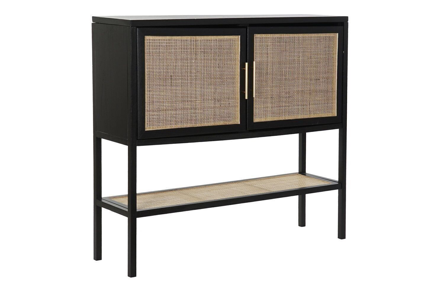 CREDENZA PAULOWNIA MDF 110X30X100 NERO MB191688