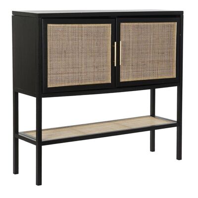 PAULOWNIA SIDEBOARD MDF 110X30X100 BLACK MB191688