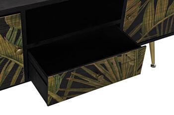 BUFFET SAPIN MDF 140X40X58 NOIR TROPICAL MB191726 4