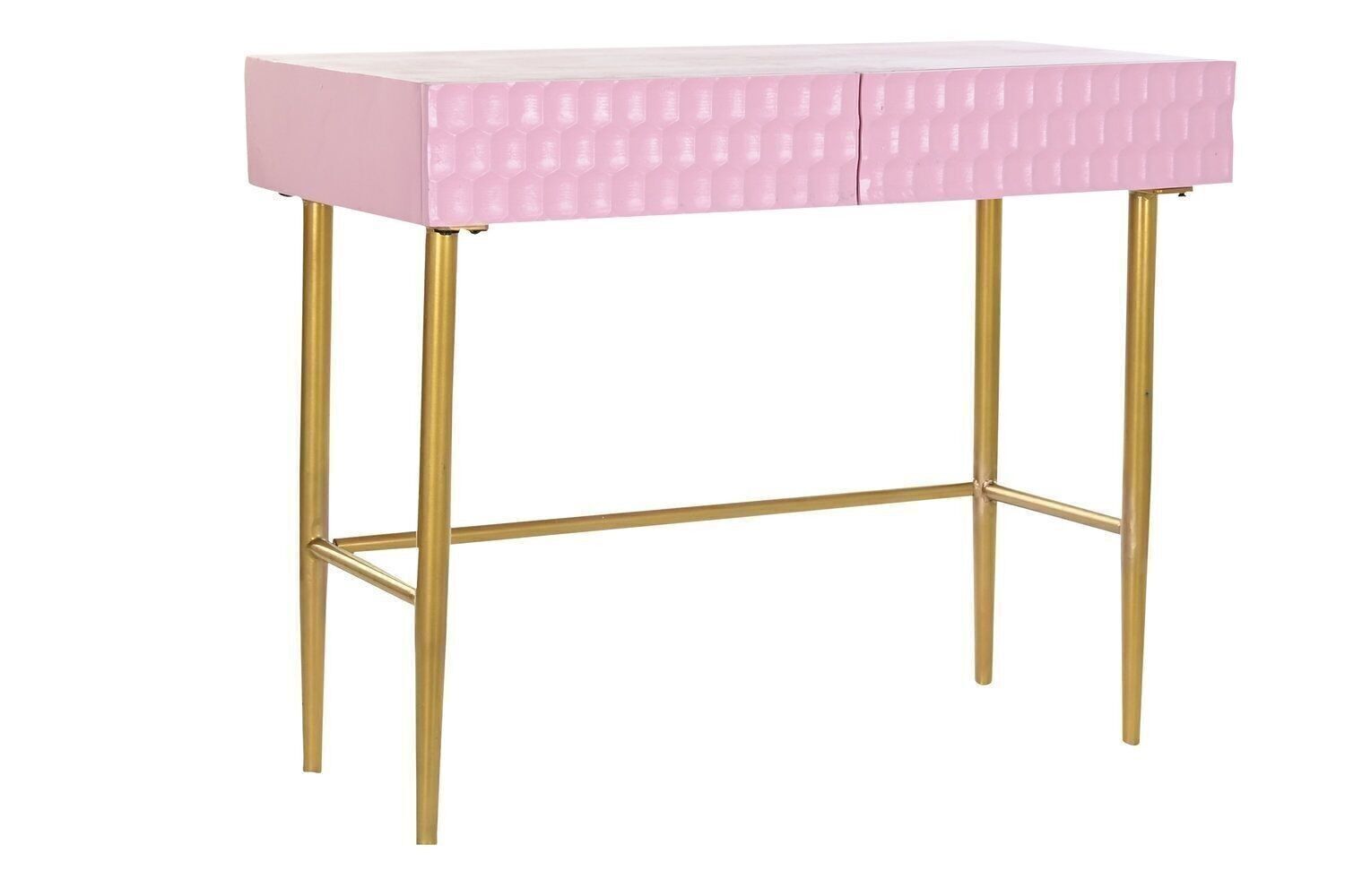 CONSOLLE MANIGLIA IN METALLO 90X45X74 ROSA MB192135