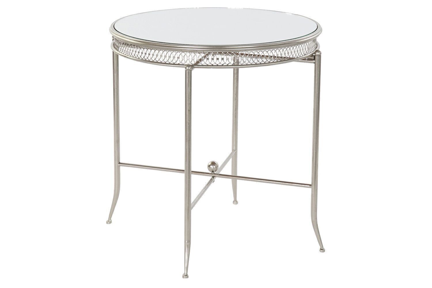 TAVOLINO METALLO SPECCHIO 56X56X56 CONSUMATO MB192168