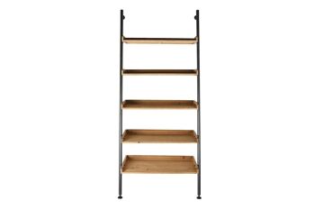 ETAGERE SAPIN METAL 86X45X200 NOIR MB192446 1