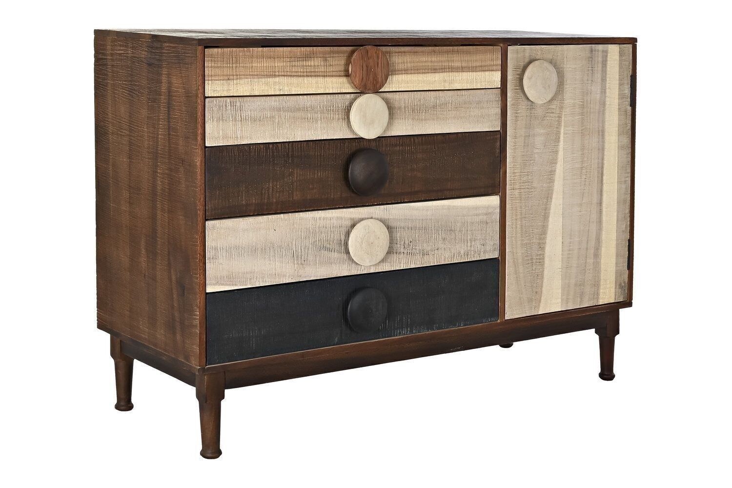 BUFFET IN SHEESHAM 120X45X85 MARRONE SCURO MB192685