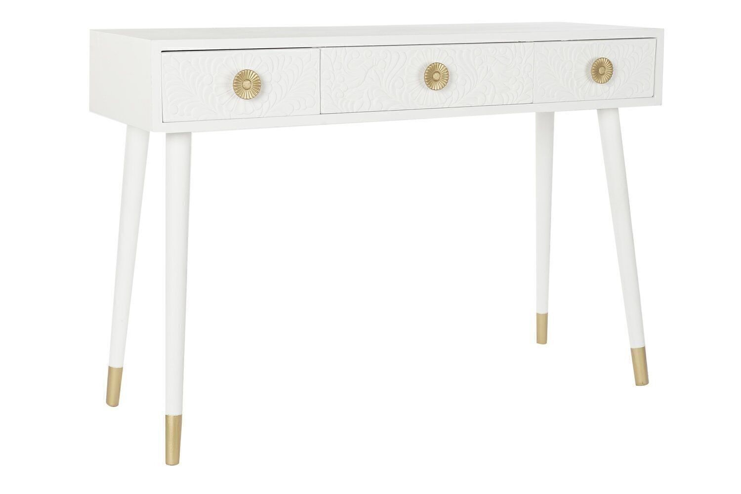 CONSOLLE MDF ABETE 110X42,5X78 MANDALA BIANCO MB193439