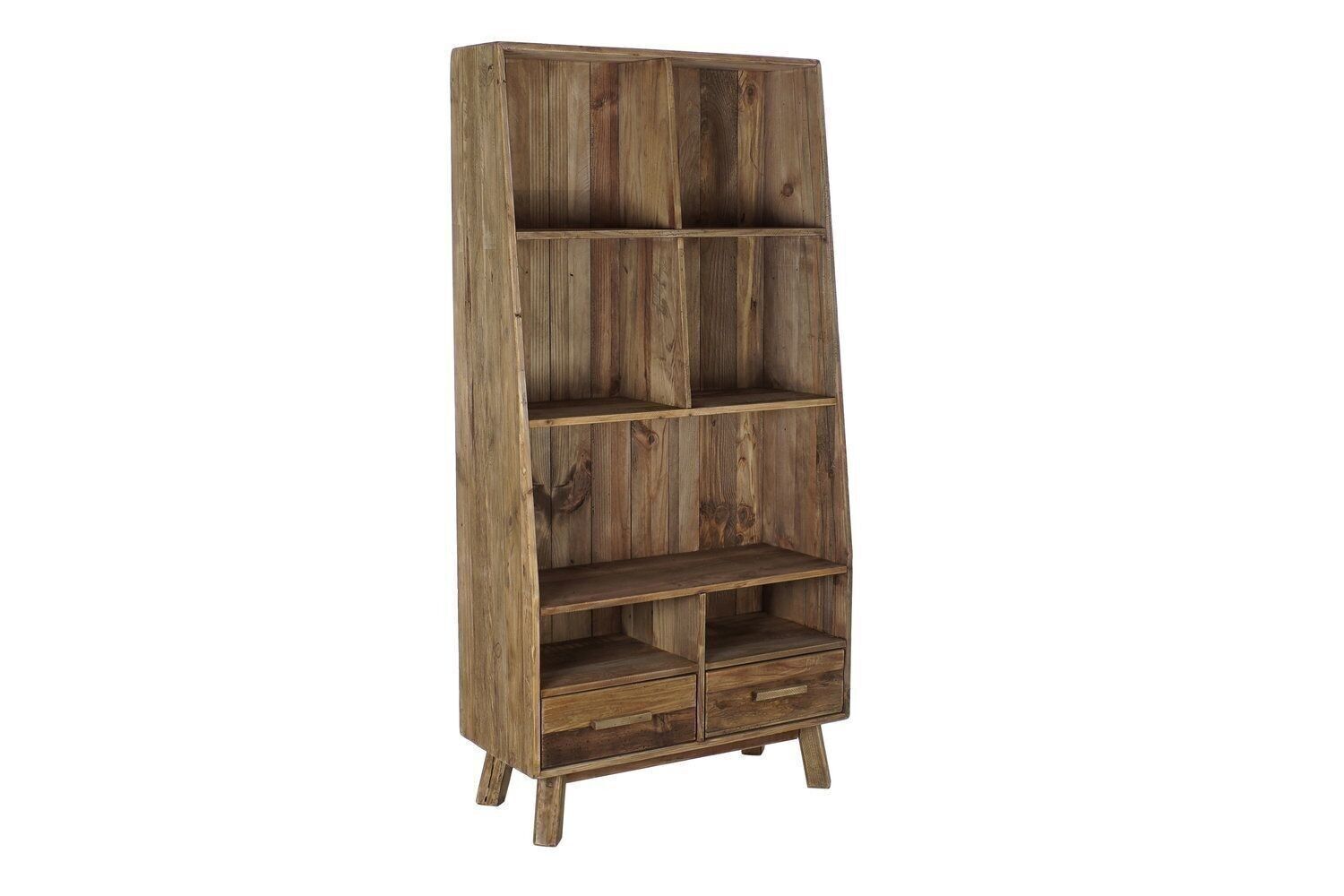 MENSOLA IN LEGNO RICICLATO 90X40X172 NATURALE MB193542