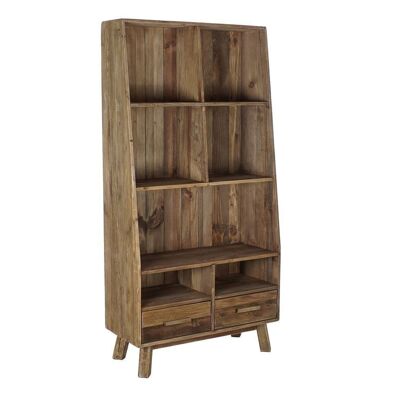 RECYCLED WOOD SHELF 90X40X172 NATURAL MB193542