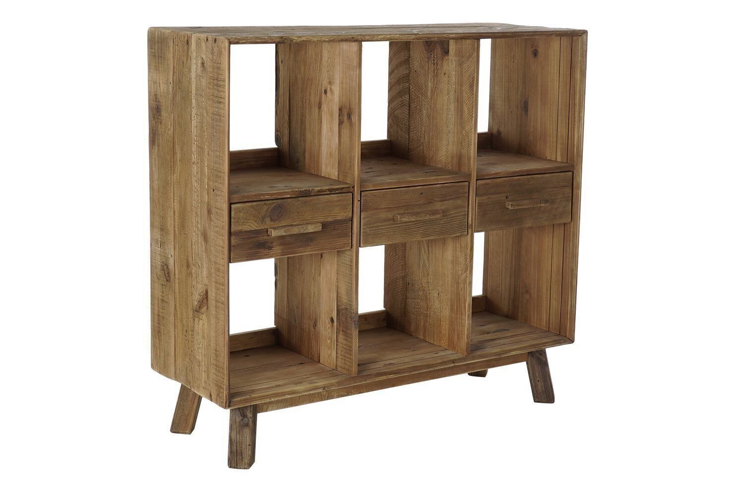 MENSOLA IN LEGNO RICICLATO 120X40X110 NATURALE MB193544