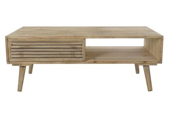 TABLE BASSE SAPIN 99X59X38 NATUREL MB193553 4