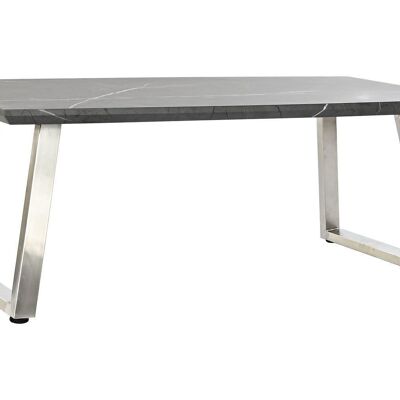 COFFEE TABLE MDF STEEL 120X60X44 BLACK MB193560