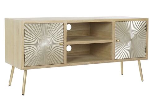 MUEBLE TV MDF ABETO 130X40X60 NATURAL MB193431