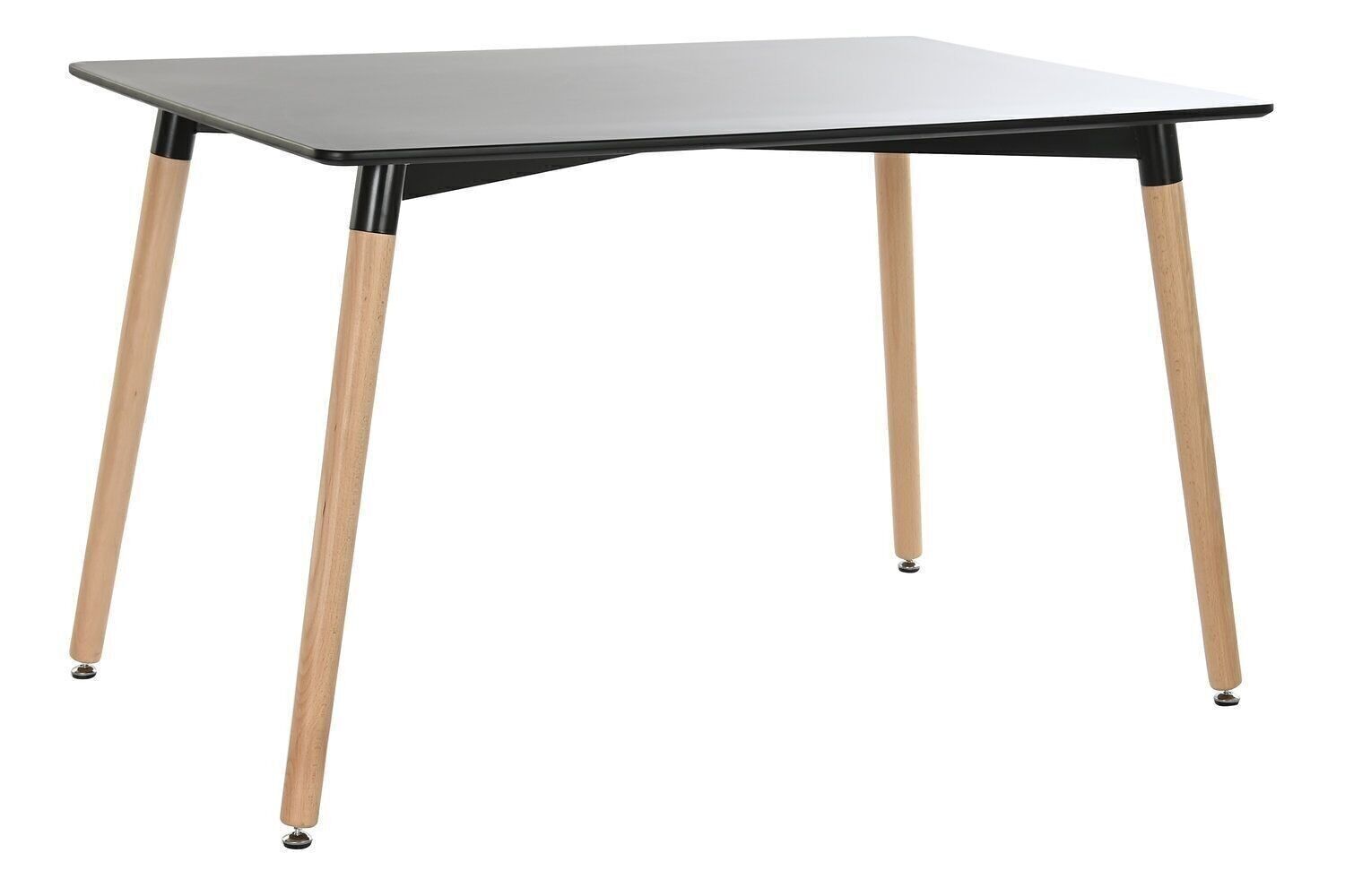 TAVOLO PRANZO MDF BETULLA 120X80X74 NERO MB194139